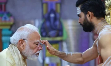 May grace of Vighnaharta bring welfare to all: PM Modi offers prayers at Delhi's Vinayak Mandir