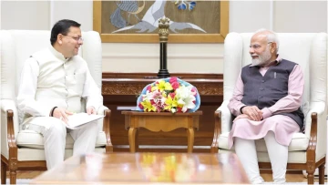 CM Dhami Congratulates PM Modi On Completion Of 25 Years In Public Service