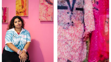 Angel Rose Turns Pink Rice Into a Living Archive of Indian and Surinamese Heritage