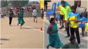 Saree, Barefoot & 1,600 Metres: Jharkhand Woman Runs Toward Her Home Guard Dream