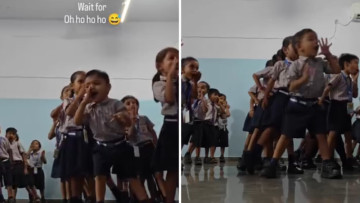 School children Steal Hearts With Cheerful Dance Move As Classroom Video Delights Internet Users Everywhere