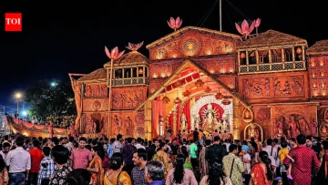 From neighbourhood pujas to grand spectacles: How Lucknow's Durga Puja pandals are scaling up