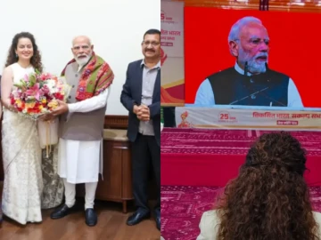 Kangana Ranaut praises PM Modi as he completes 25 years in public service: 'An inspiring journey'