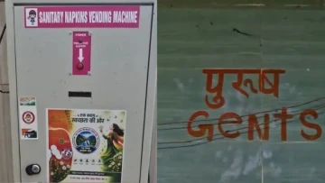 'Asli Herogiri Biwi Ki...': Viral Video Shows Sanitary Pad Vending Machine Installed Inside Gents' Toilet In Uttarakhand; Netizens React