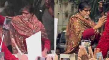 Jalsa Mein Jashn: Amitabh Bachchan Greets Fans Outside Jalsa On His 84th Birthday