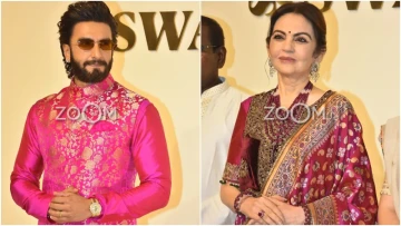 Ranveer Singh Joins Nita and Isha Ambani for Garba, Turning Swadesh’s Anniversary Into a Full-On Navratri Vibe