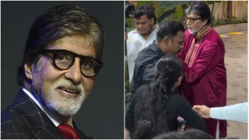 Big B Turned 84, and One Fan’s Birthday Mission Was a Handshake! 🎂🤝