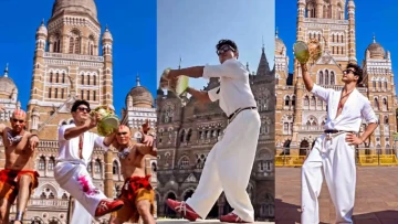 When Life Gets Loud, Vidyut Jammwal Picks Up the Damru His Mumbai Street Performance Is All About Letting Go of Stress
