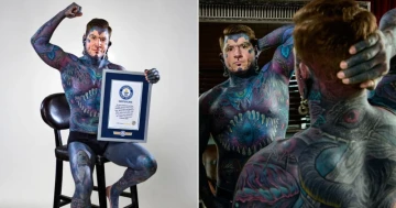 His Tattoos Have Tattoos! Canadian Man Sets Guinness World Record With 40 Layers of Ink