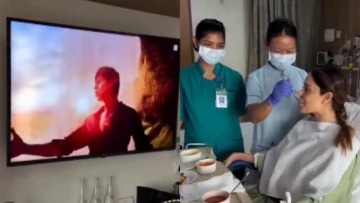 Nushrratt Bharuccha’s Hospital Room Turns Into a Mini Bollywood Theatre as SRK-Kajol’s ‘Gerua’ Brings a Smile After Spinal Surgery; Video Goes Viral