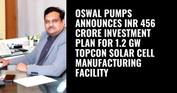 A ₹456 Crore Bet on the Sun! ☀️ Oswal Pumps Plans a Massive 1.2 GW Solar Cell Plant to Power Its Next Growth Phase