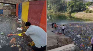 Bittu Tabahi Cleaned the River for 8 Months. Public Said “Tabahi Mubarak” and Turned It Into a Dump Again