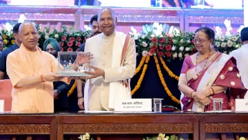Ram Nath Kovind Praises Yogi Govt’s Development Push At Autobiography Launch In Lucknow