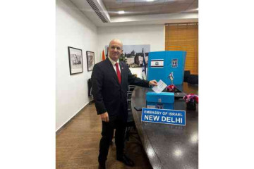Israel’s Election Goes Global: Ambassador Casts His Ballot in Delhi