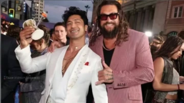 When Desi Action Meets Hollywood Muscle! 🔥 Vidyut Jammwal Poses with Jason Momoa and Fans Go Full Fanboy Mode