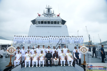 The Navy Just Got a Multitasking Beast! ⚓ INS Samarthak Joins the Fleet as India’s First Indigenous Multi-Purpose Vessel, Made to Take on Multiple Maritime Missions.