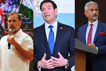 “Mumbai Meeting, Delhi Mein Drama?” 🤨 Rahul Gandhi Questions the Jaishankar-Rubio Meet-Up, While the Government Says Hosting Foreign Dignitaries Outside Delhi Is Nothing New.