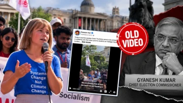 Viral Video, Old Story! 👀🔎 Greta Thunberg’s London Protest Clip Is From July 2026, Not the Recent CEC Demonstrations