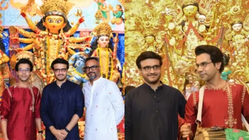 Dada’s Durga Puja Darshan! Sourav Ganguly Gives Rajkummar Rao A Kolkata Pandal Tour
