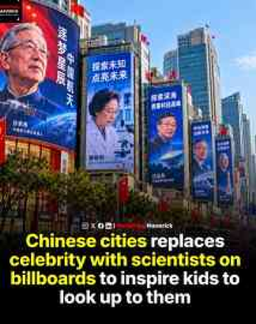 China puts scientists on hoardings, Indians now looking at their own billboards like 👀😂