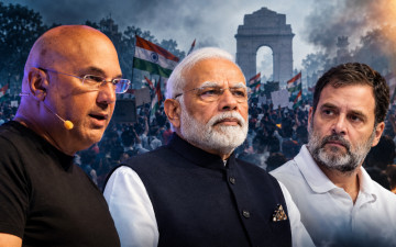 🌍 One Network Behind Global Protests? BJP Links Rahul Gandhi to Crypto and Online Gambling Allegations