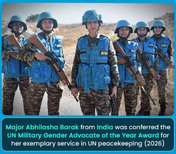 Major Abhilasha Barak Shines as India’s Pride with the Prestigious UN Military Gender Advocate Award! 🌟🎖️