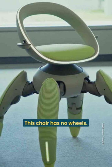 Toyota's Four Legged Walking Chair Just Won a Major Design Award, Making Our Desk Chairs Look Embarrassing 🦿🪑