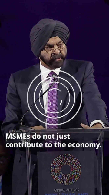 Ajay Banga Drops Mic on MSMEs, Proving Small Businesses Literally Run the Global Economy! 🌍💼