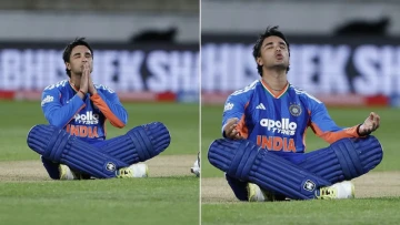 Abhishek Sharma’s ‘Om Namah Shivay’ Moment : A Historic Century🏏a Divine Celebration🙏