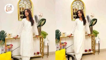 🤍 Sridevi’s Chandni Look Is Back! One Fashion Editor Tried the All-White Farshi Salwar Suit ✨