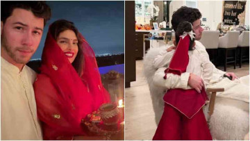 ❤️ Priyanka Chopra’s Karwa Chauth Was a Family Affair, With Nick Jonas and Malti Joining the Festivities 🪔✨
