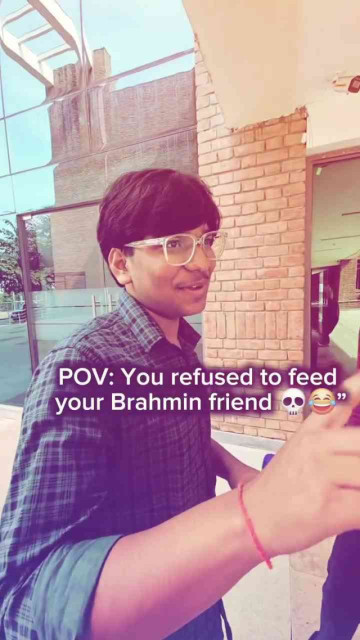 When Your Brahmin Friend Asks for Water and You Drop the Ultimate Joke 💀😂