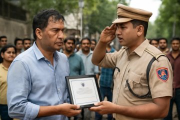 Delhi businessman receives police commendation after intervening to protect women from harassers, sustaining injuries while disrupting assault and prompting law enforcement recognition, wides