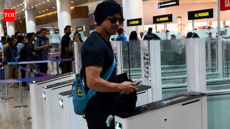 Shah Rukh Khan SPOTTED at London airport; sparks frenzy at immigration counter