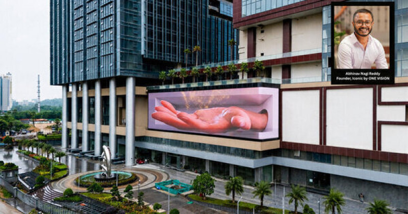 Iconic by ONE VISION Unveils India's Largest Digital Out-of-Home Display in Hyderabad