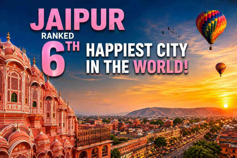 Jaipur Shines as the World’s 6th Happiest City