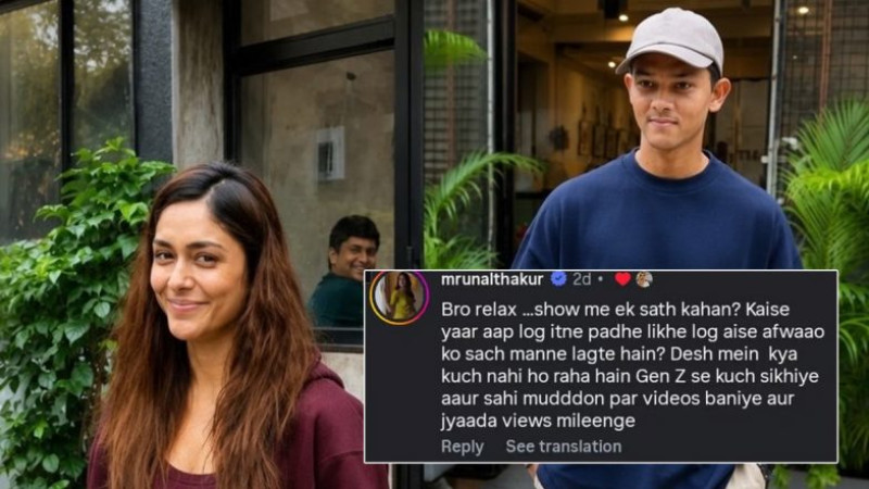 Actress Mrunal Thakur Dismisses Dating Rumours With Indian Cricketer Yashasvi Jaiswal After Viral Cafe Sighting