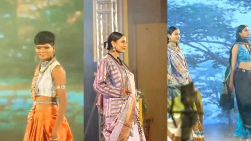 Viral Video: Former Naxals Walk The Ramp In Handloom Sarees, Internet Says 'From Lenin To Linen'