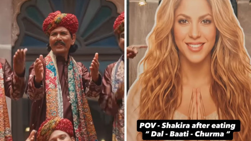 'Bhaiya ek Indian Shakira lagana': Rajasthani folk group gives Shakira a hilarious desi twist