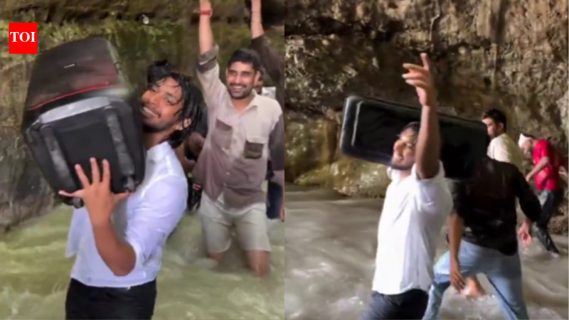 Tourists blast boombox inside Dehradun's Robber's Cave, dance to Haryanvi song 'Lofar'; social media calls it 'hooliganism'