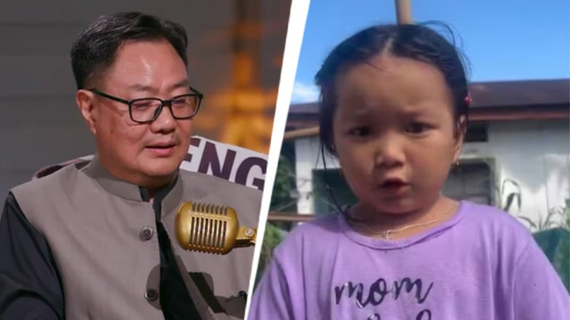 Whole of India loves you: Kiren Rijiju speaks to 'Humko Indian bolo' Arunachal girl