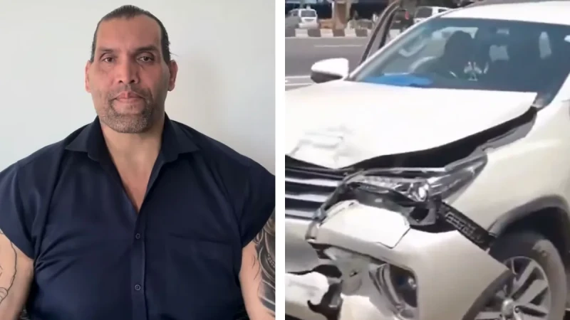 The Great Khali's accident video goes viral; WWE star says he is 'absolutely fine'
