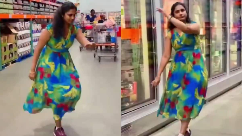 Viral Video: Indian Woman Practices Kerala's Thiruvathira Dance Inside Costco Store; Sparks Debate On 'Civic Sense'