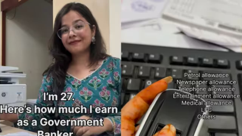 'Here's How Much I Earn': 27-Year-Old Government Bank Officer Reveals Rs 94,000 Salary, Perks After 2.5 Years