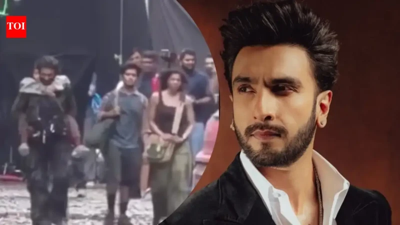 Ranveer Singh's FIRST LOOK from 'Pralay' set goes viral; actor spotted filming with Kalyani Priyadarshan