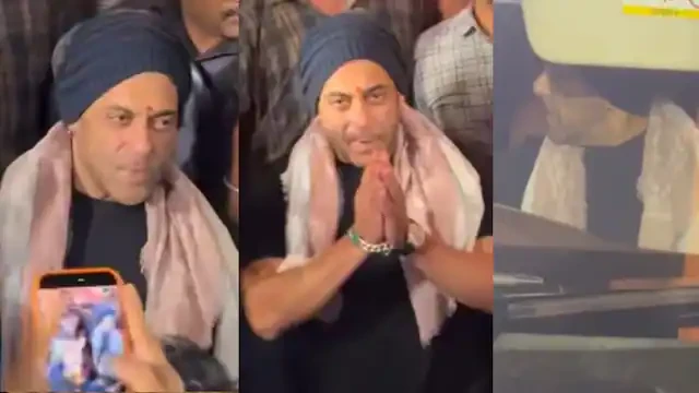 Salman Khan Gets Mobbed After Ganpati Darshan, Requests Paps With Folded Hands To Make Way