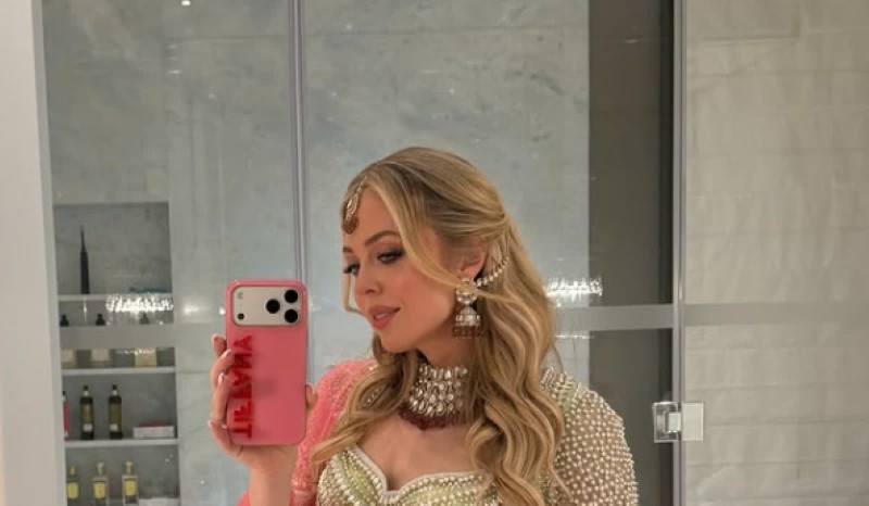 'Desi girl': Donald Trump's daughter Tiffany turns heads in stunning desi look at Ambani Ganesh Chaturthi celebration