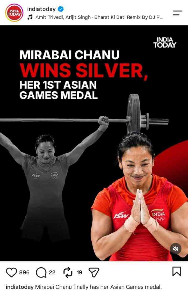 Mirabai Chanu Finally Wins Her First Asian Games Medal!