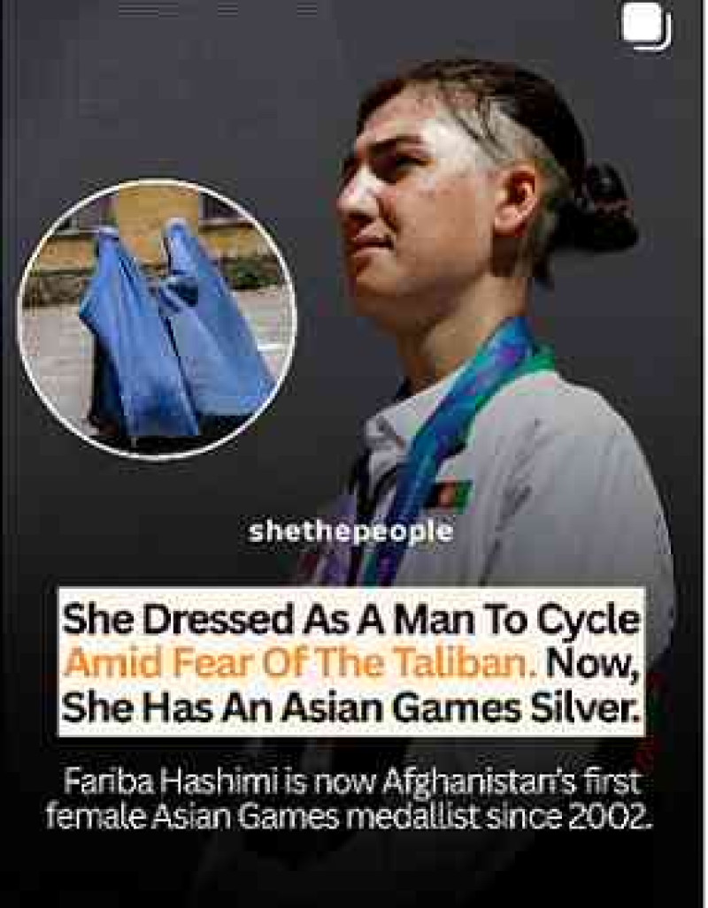 She Had to Dress as a Man to Cycle. Now She’s an Asian Games Silver Medallist.
