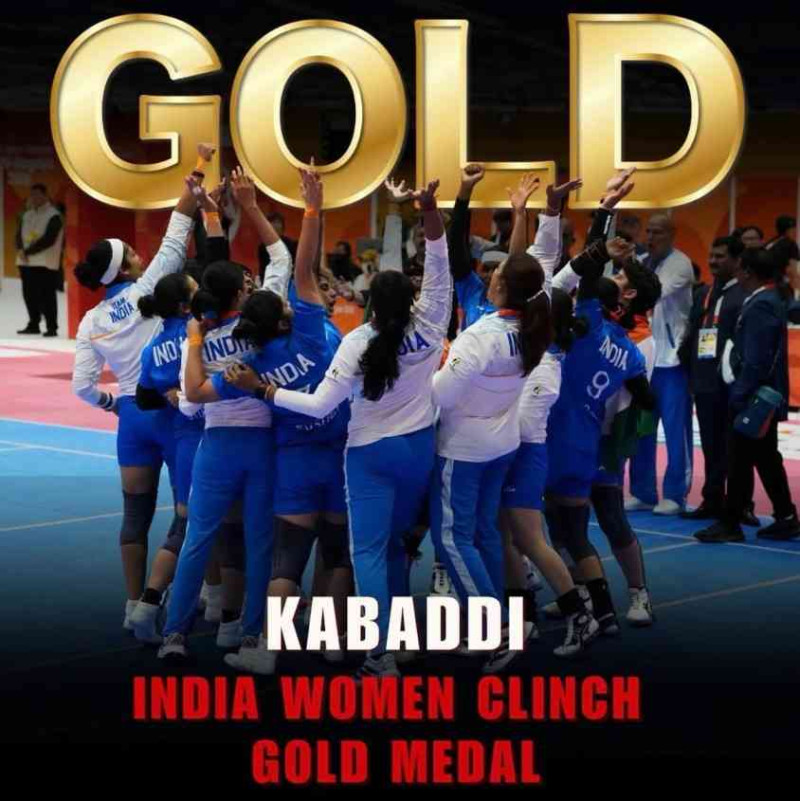 Gold Again: India’s Women Keep Their Kabaddi Streak Alive